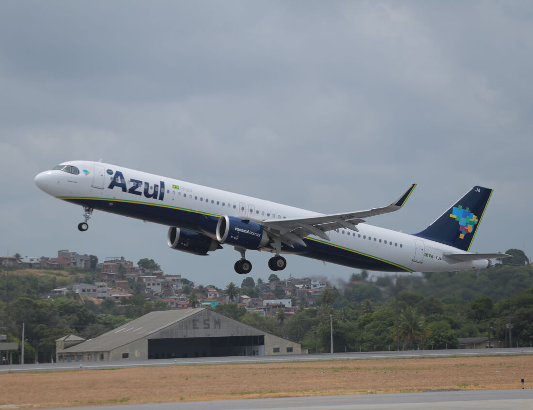 Nova aeronave da Azul, a A321neo