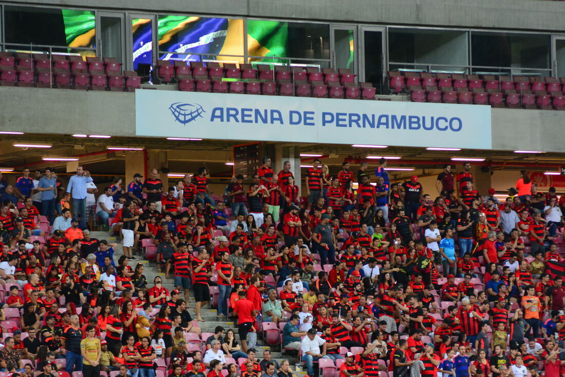 Torcida do Sport na Arena de Pernambuco