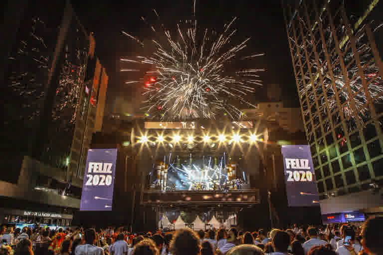 Réveillon na Avenida Paulista, em São Paulo