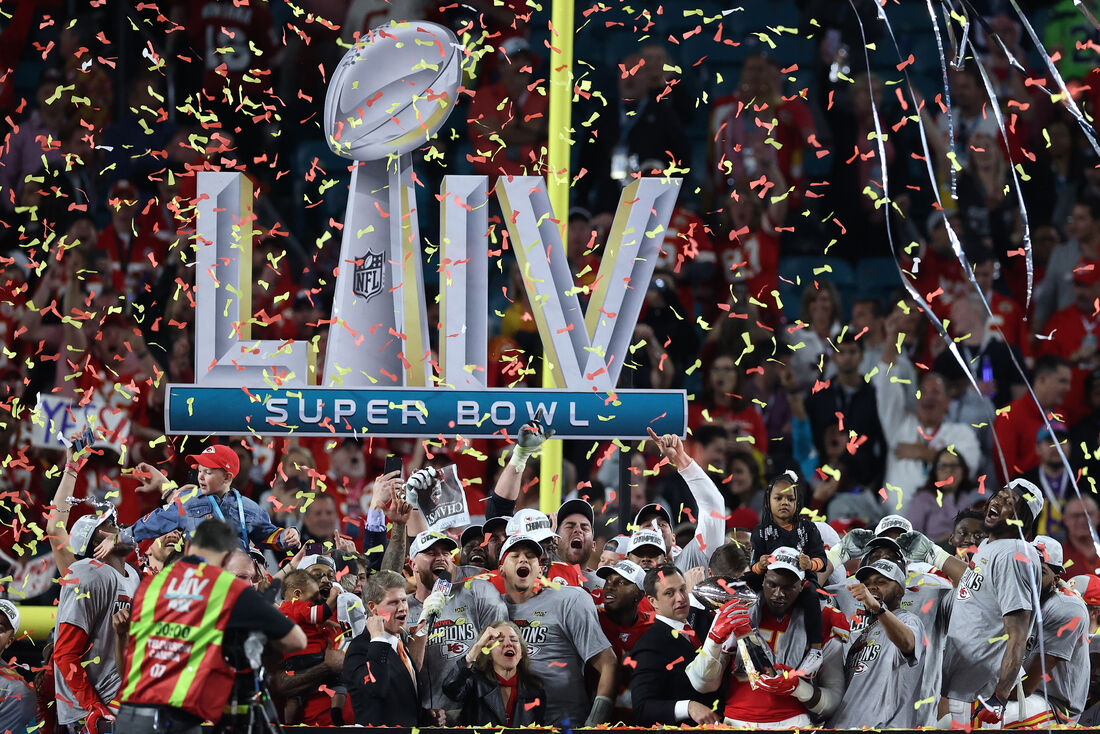 Comemoração do Kansas City Chiefs, campeão do Super Bowl LIV