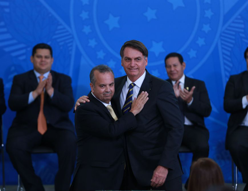 Rogério Marinho e Jair Bolsonaro