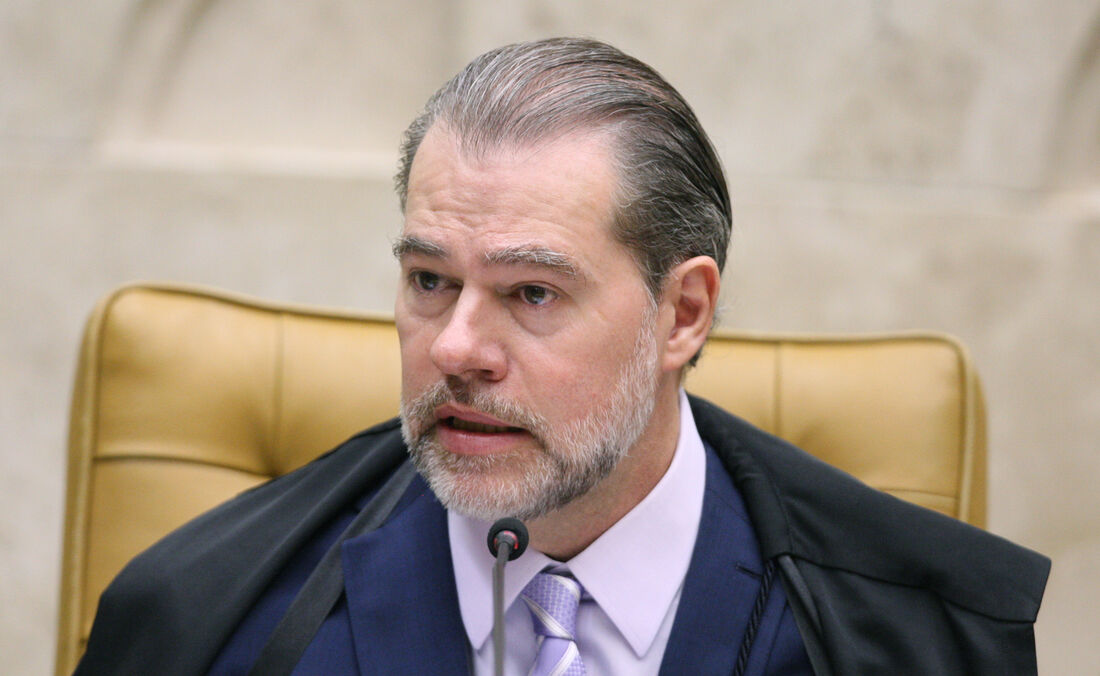 Ministro Dias Toffoli durante sessão de abertura do ano legistivo do STF