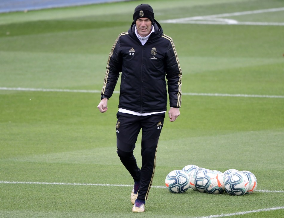 Zinedine Zidane, técnico do Real Madrid