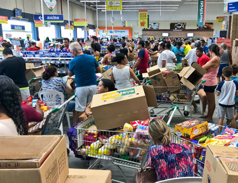 Compras em supermercado