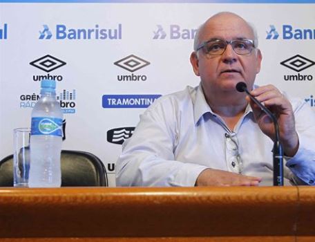 Romildo Bolzan Júnior, presidente do Grêmio