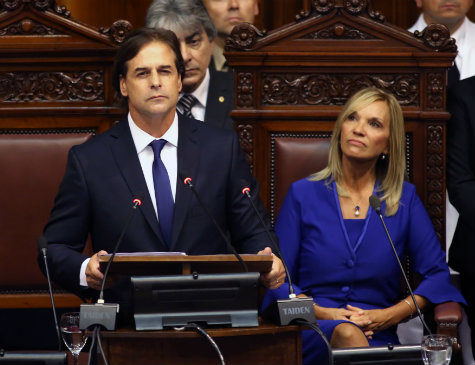 Luis Lacalle Pou tomou posse recentemente como presidente do Uruguai