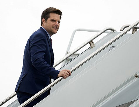 Matt Gaetz é ex-deputado e nomeado como secretário de Justiça por Donald Trump