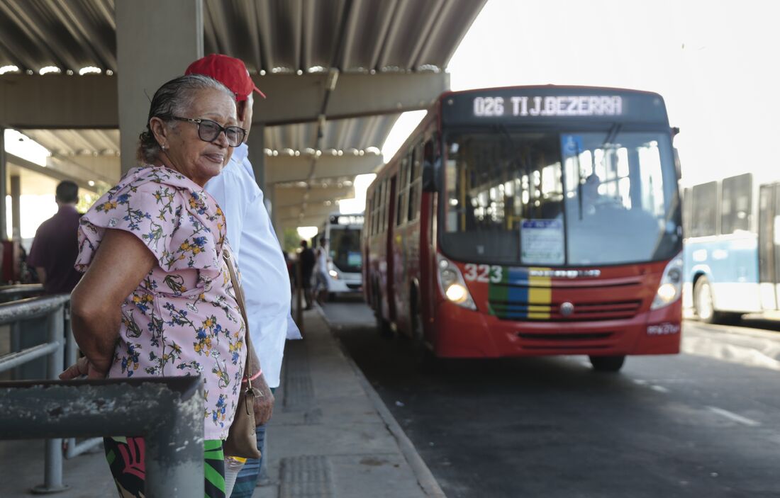 Usuários de transporte público