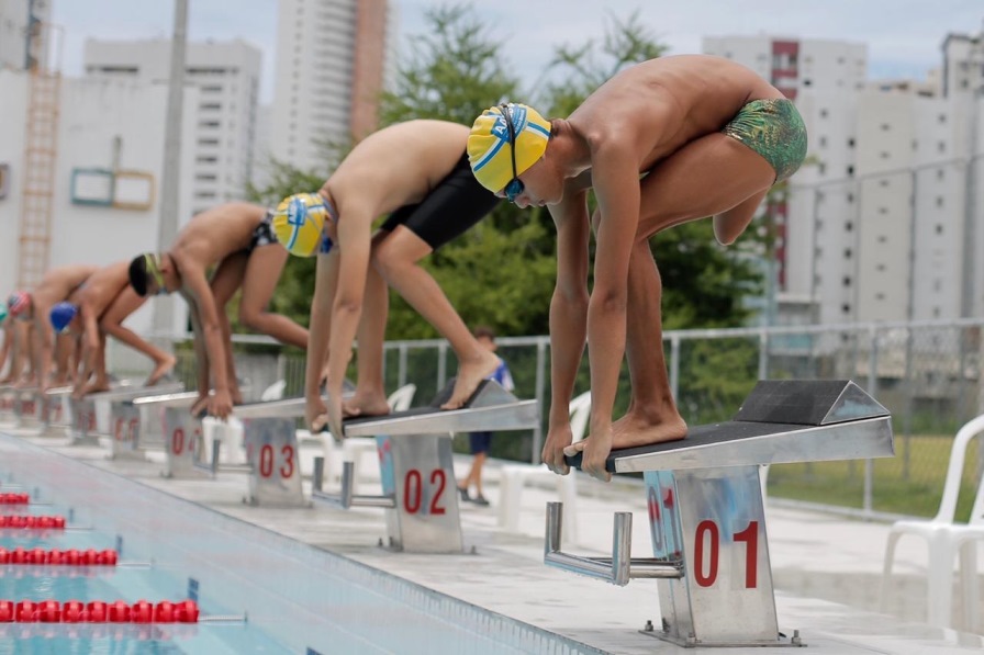 Parque aquático do Centro Esportivo Santos Dumont