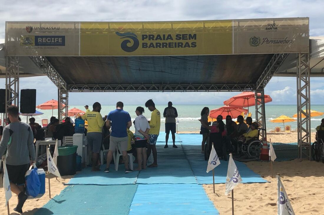 Projeto 'Praia sem Barreiras' celebra sete anos neste sábado (!4)