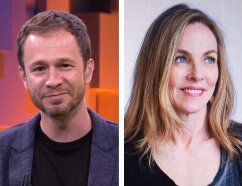 Thiago Leifert e Patrícia Kogut