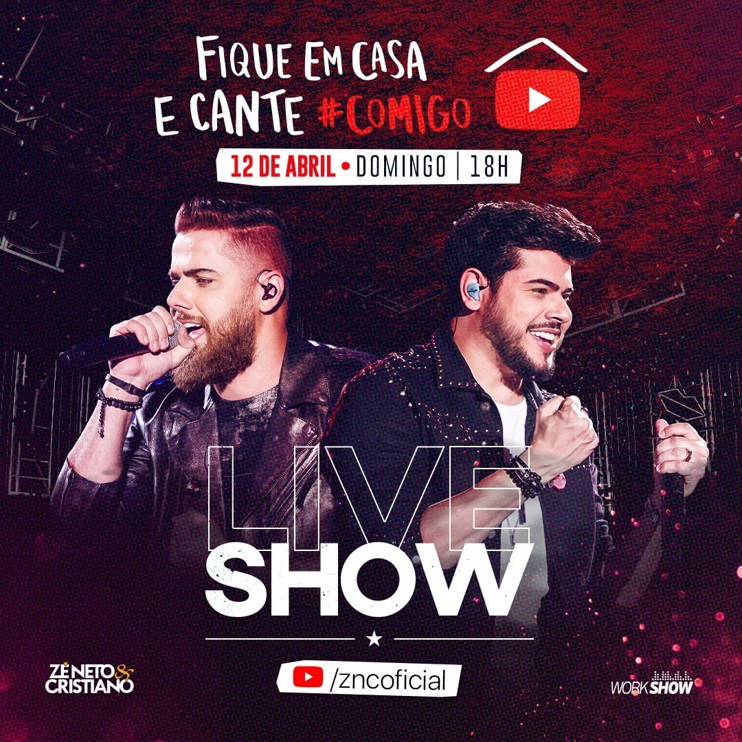 Dupla vai fazer live neste domingo