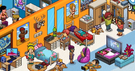 Jogo 'Habbo Hotel'