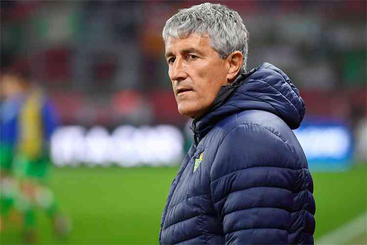 Quique Setién, técnico do Barcelona