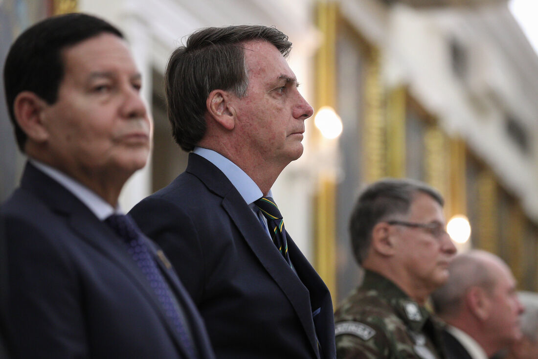 Hamilton Mourão e Jair Bolsonaro