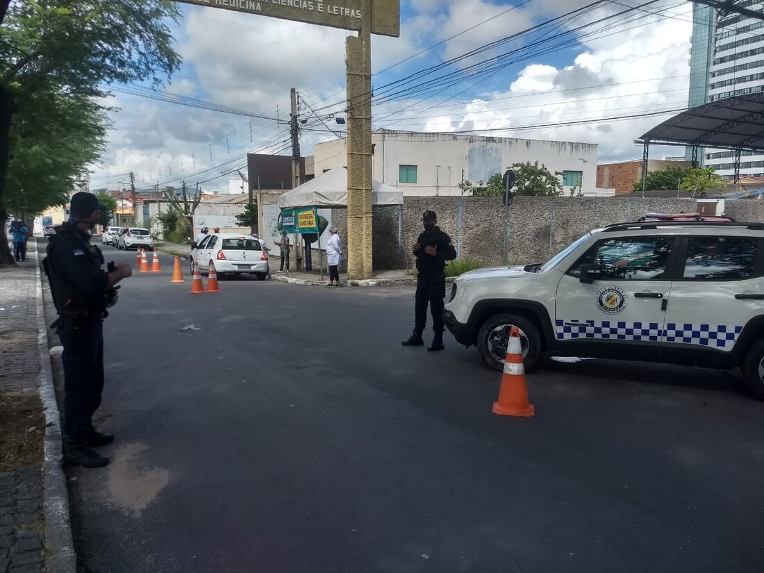 Cidade intensificou a ação de barreiras sanitárias