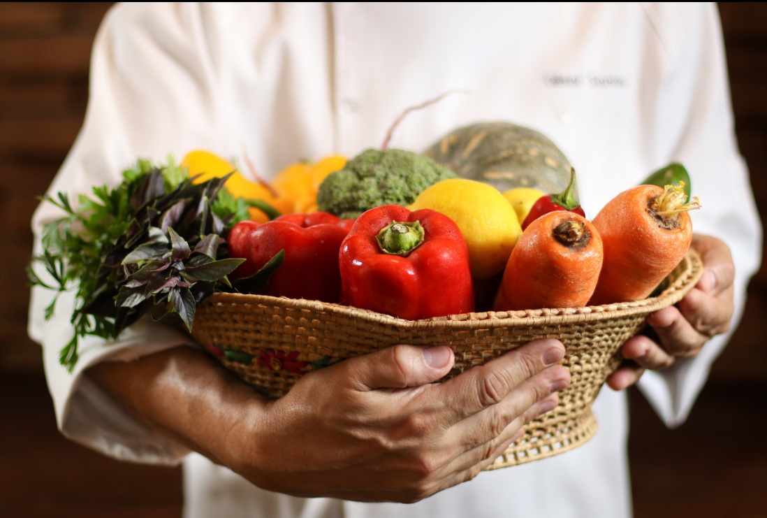 Frutas e verduras na lista essencial