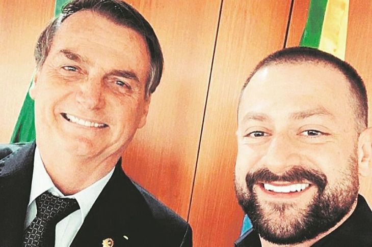Jair Bolsonaro e Ítalo Marsili