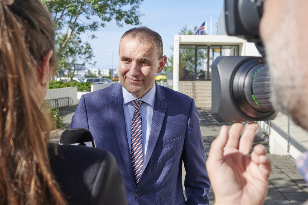 Presidente islandês, Gudni Johannesson