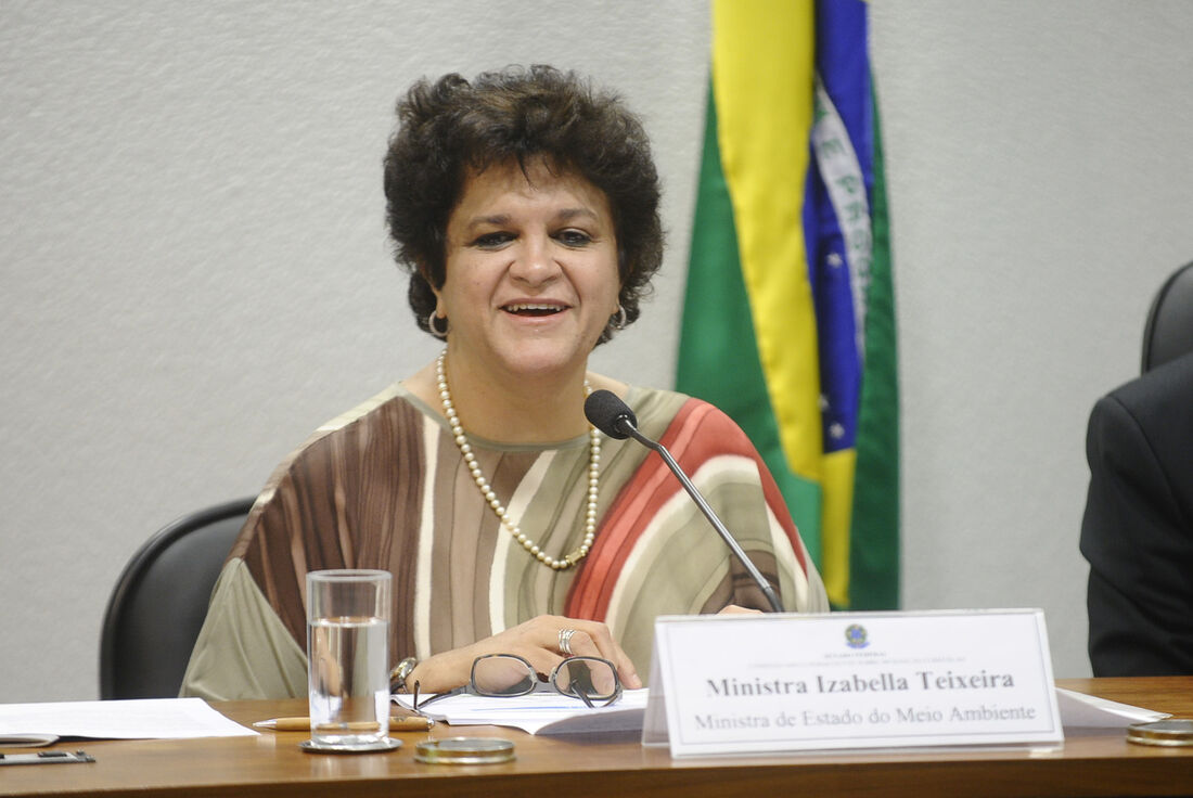 Ex-ministra do Meio Ambiente (2010-2016) Izabella Teixeira