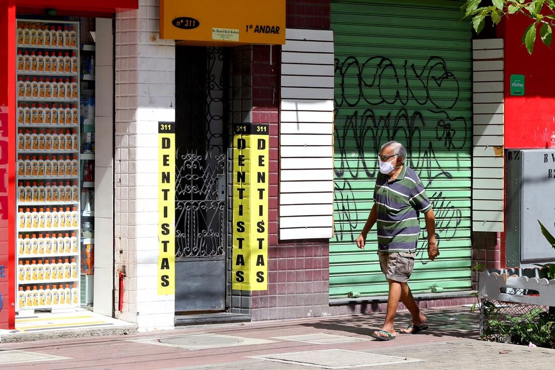 Movimentação no primeiro dia após o encerramento da quarentena mais rígida