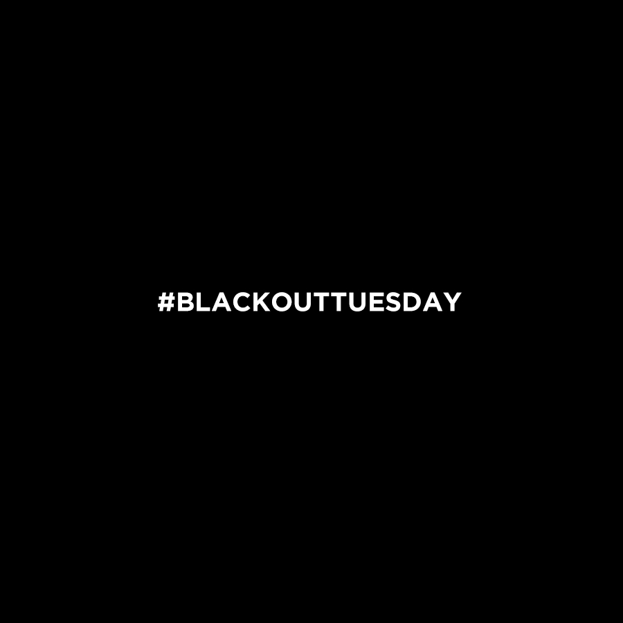 Campanha #BlackoutTuesday