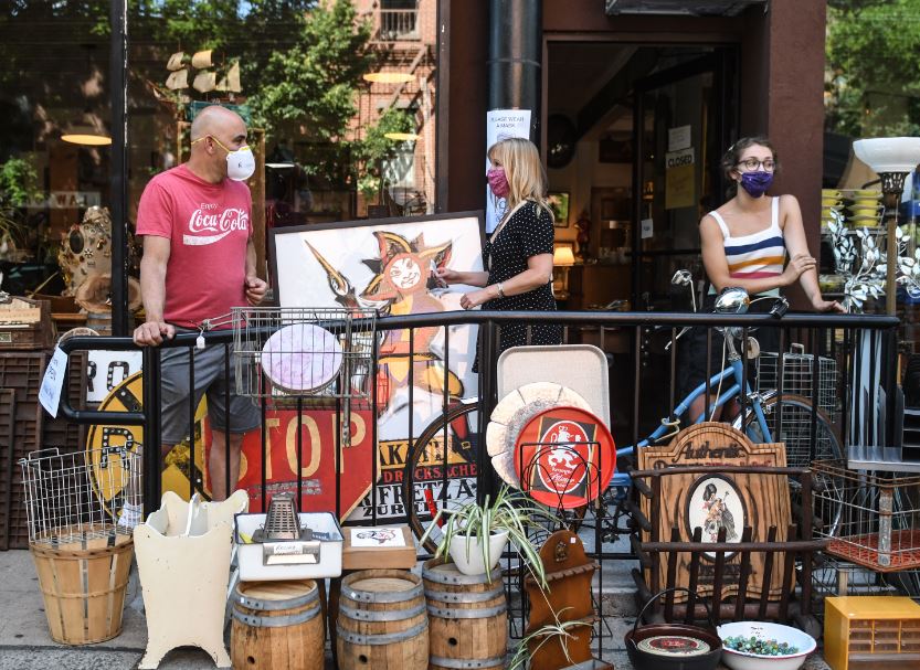 Reabertura em Nova York