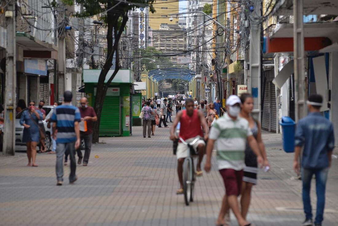 Movimentação nas ruas