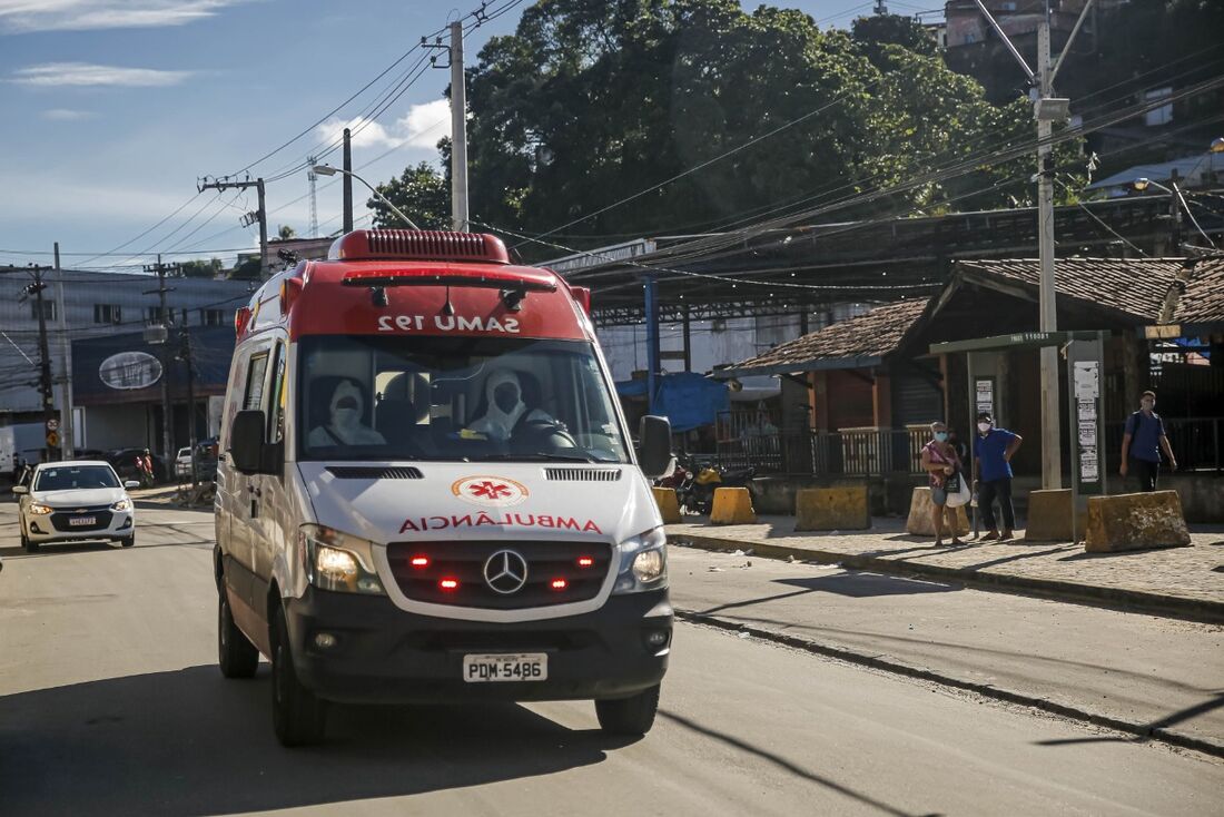 Ambulância do Samu do Recife