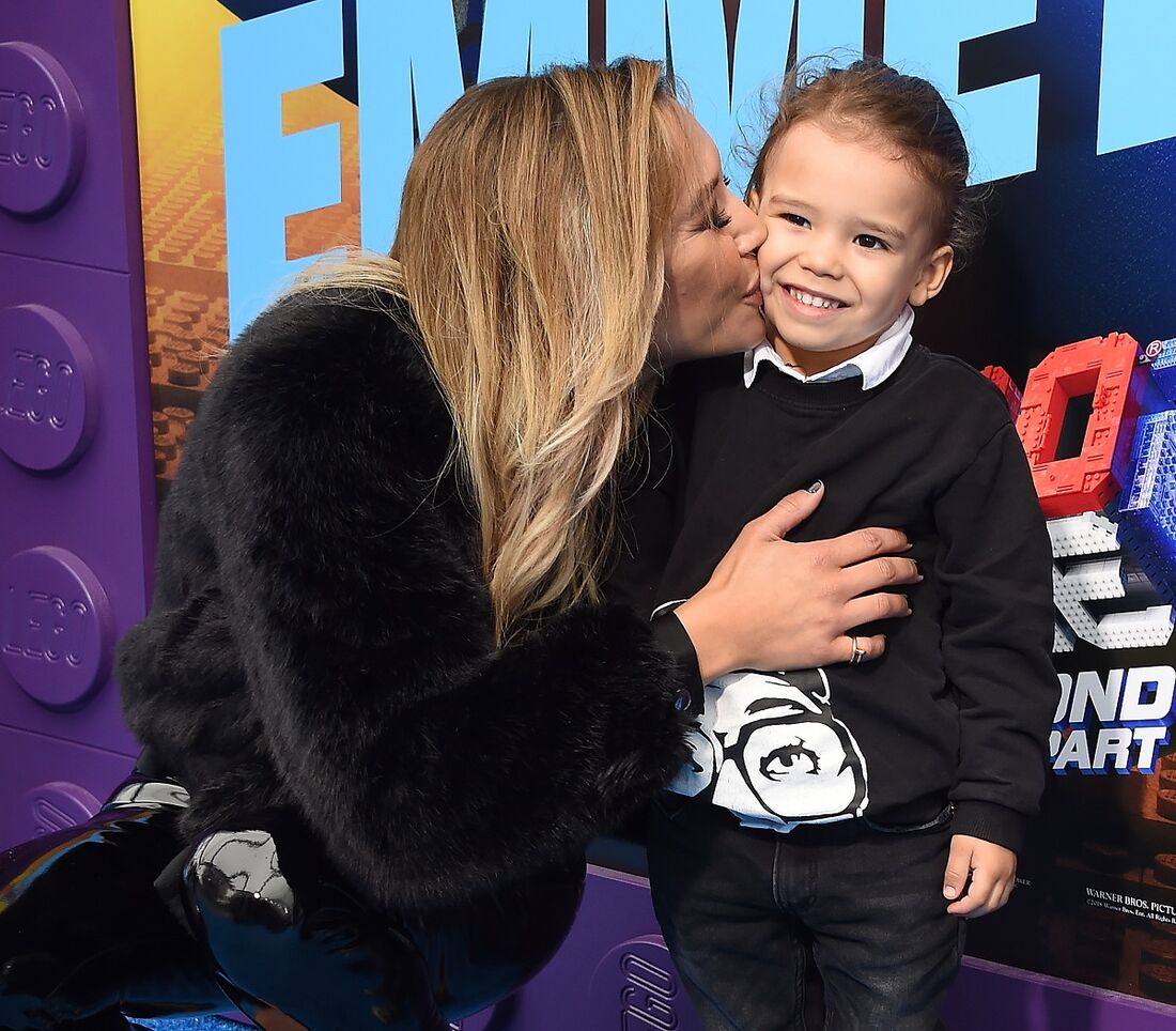 Naya Rivera e o filho Josey Hollis