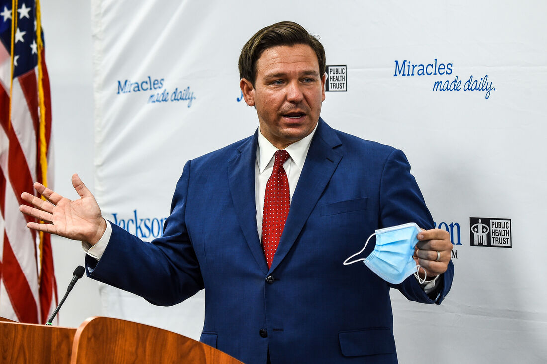 Ron DeSantis, governador da Flórida.