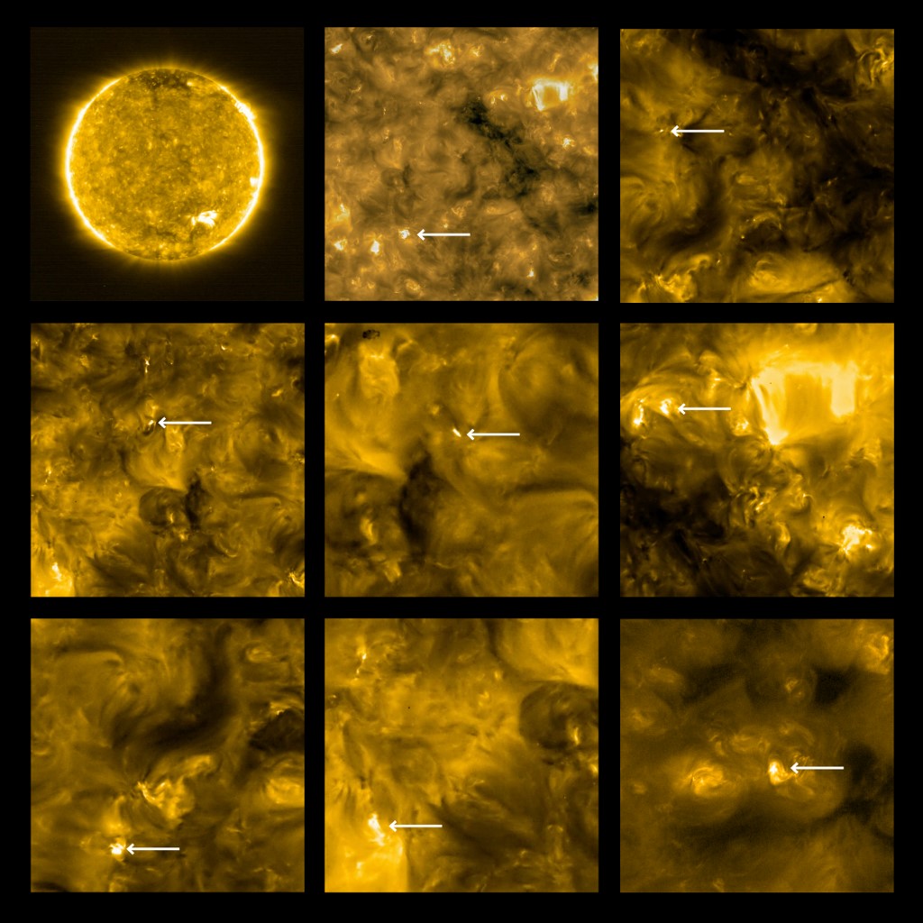 Imagens detalhadas do Sol obtidas pela sonda das agèncias espaciais