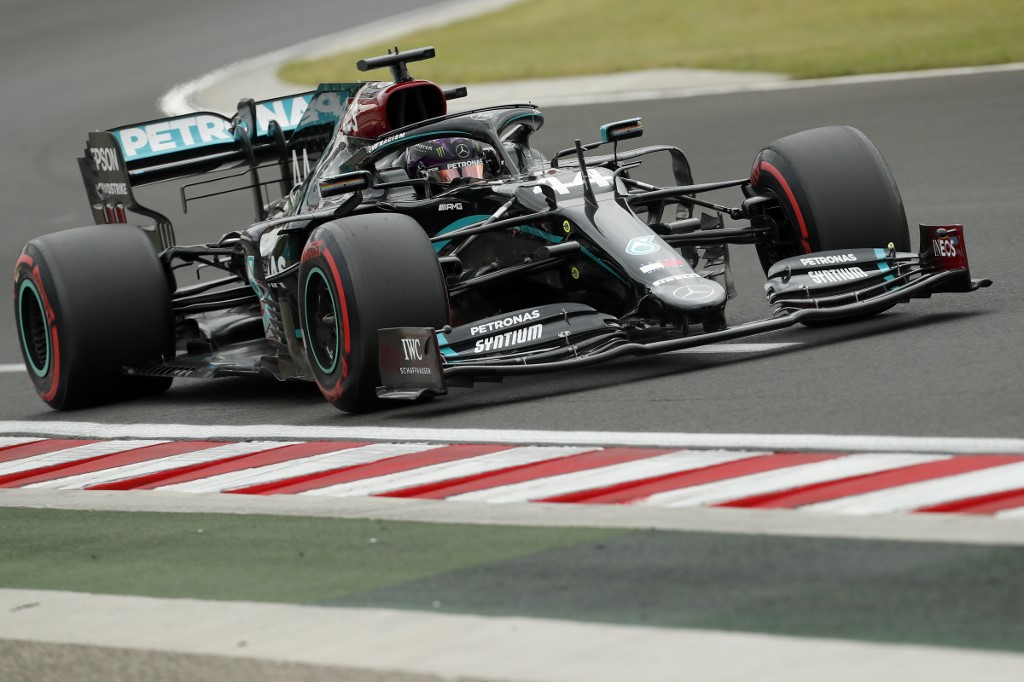 Mercedes de Lewis Hamilton no GP da Hungria