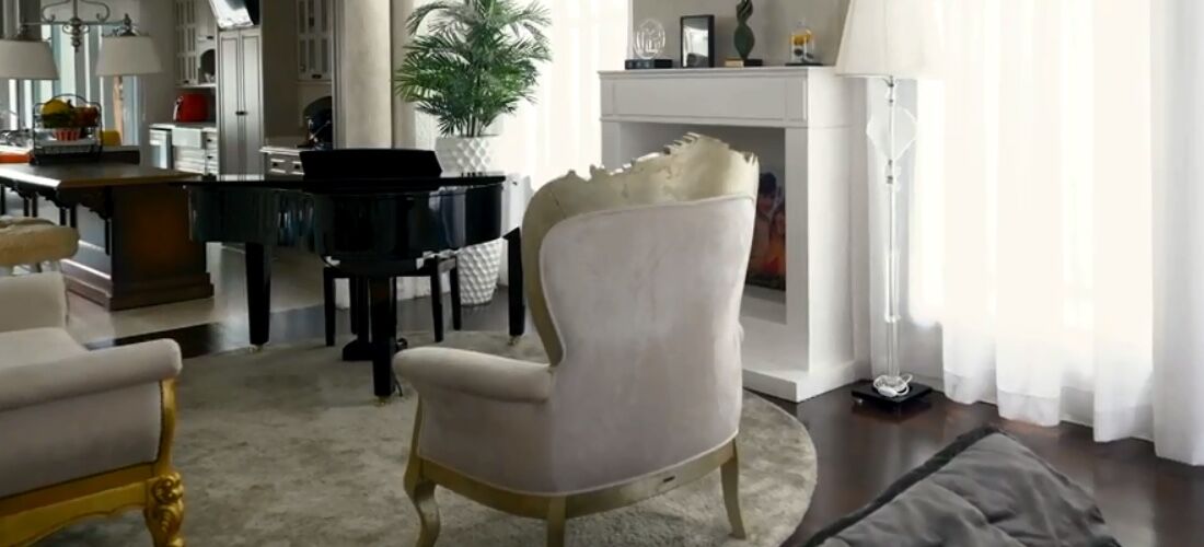 Residência luxuosa do artista foi mostrada em um programa de TV