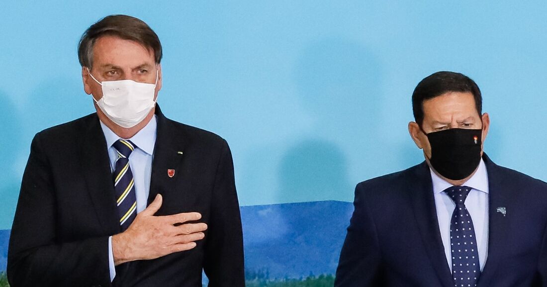 Jair Bolsonaro e Hamilton Mourão