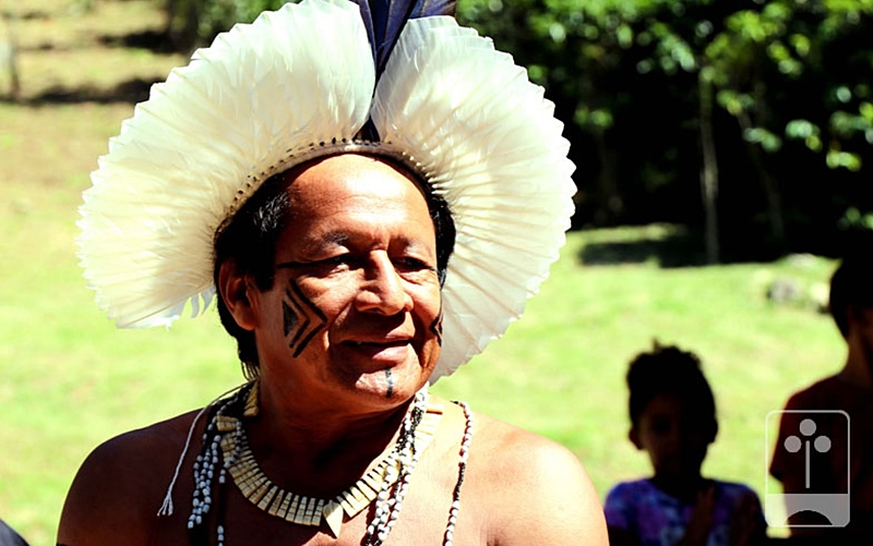 Cacique Domingos Venite, líder da tribo guarani Sapukai, em Angra dos Reis