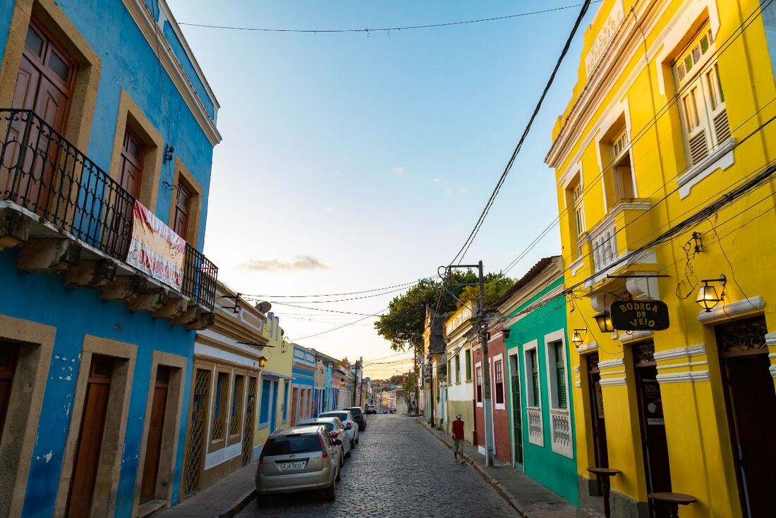 Rua do Amparo, em Olinda