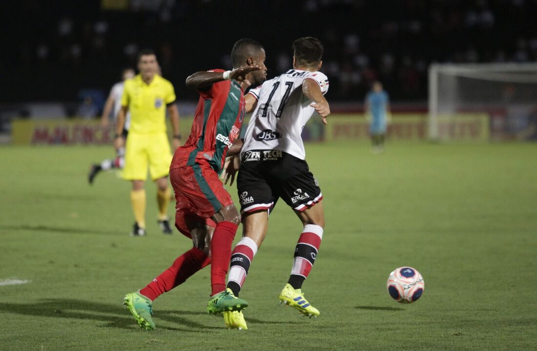 Em fevereiro, pela primeira fase do Estadual, o Tricolor venceu o Carcará por 2x1