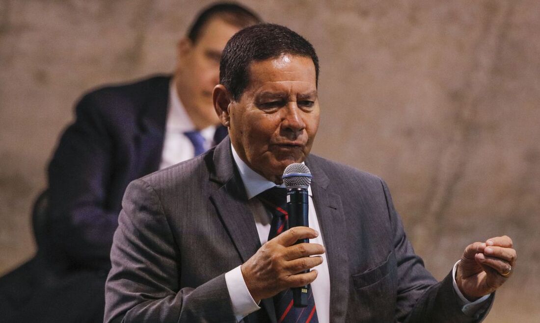 O vice-presidente Hamilton Mourão