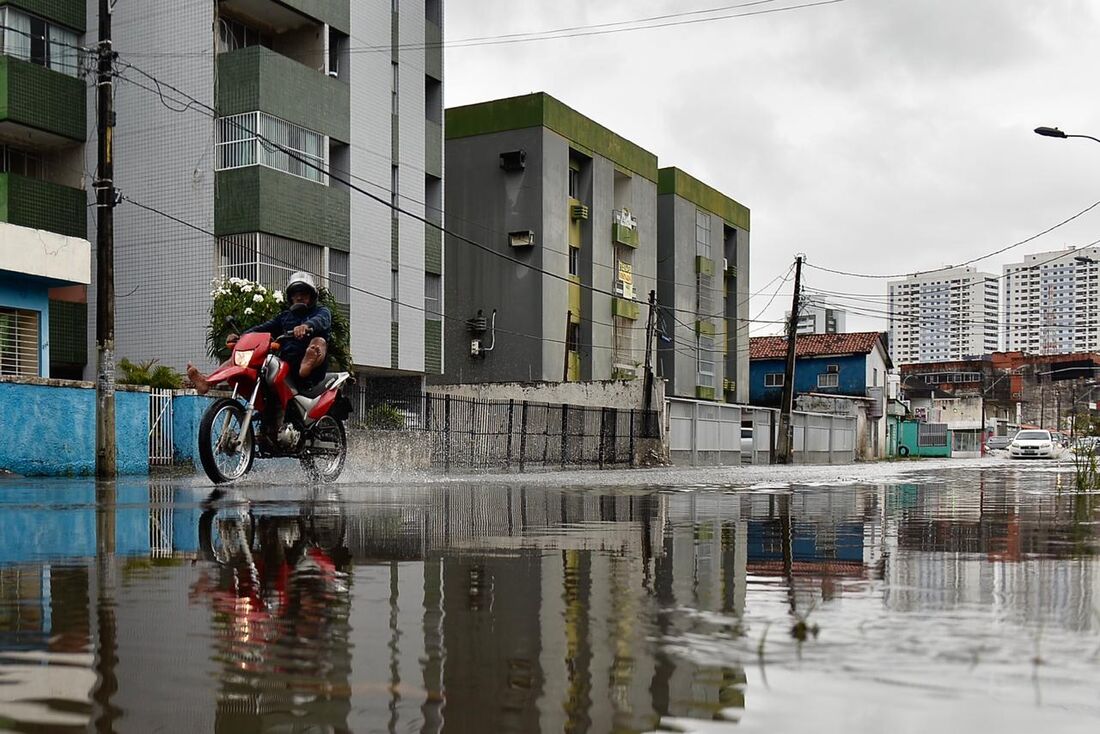 Pontos alagados em Jaboatão dos Guararapes