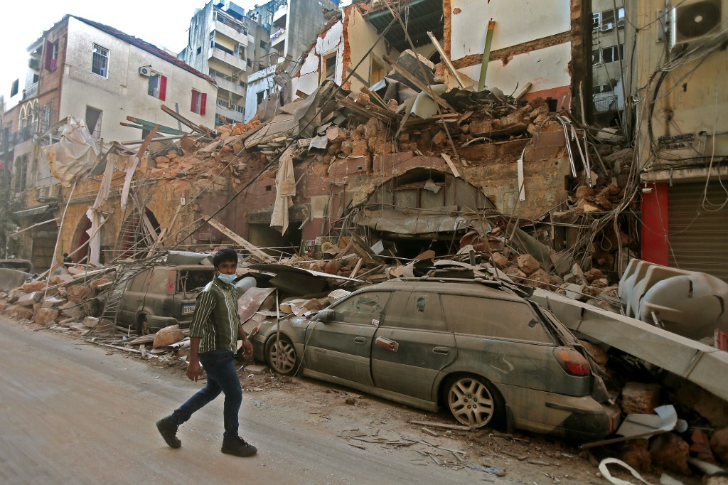 Explosão em Beirute, no Líbano