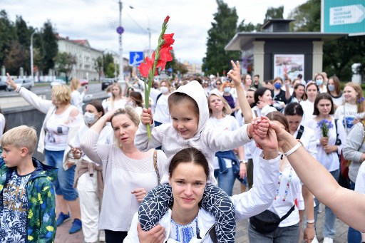 Protesto em Belarus