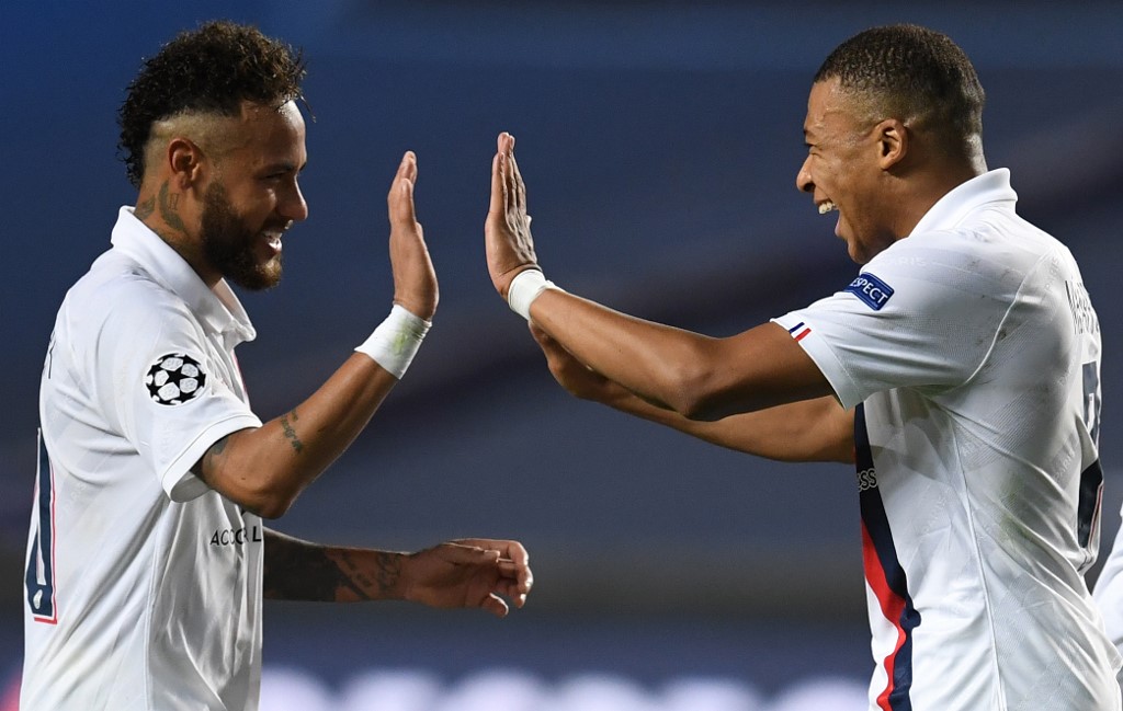 Neymar e Mbappé, atacantes do PSG