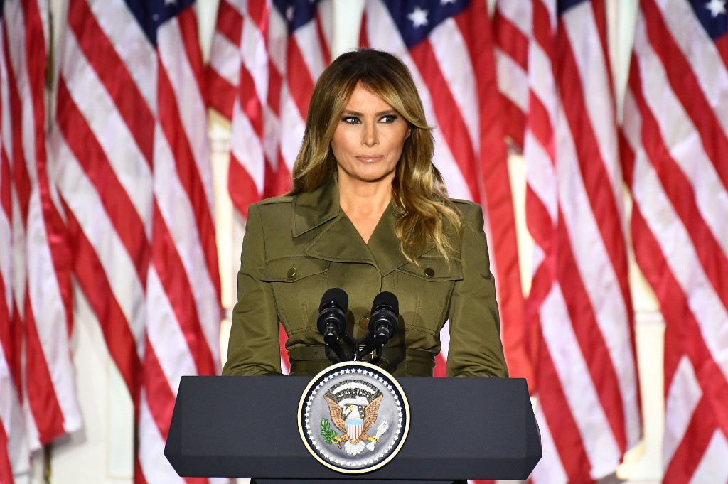 A primeira-dama dos Estados Unidos, Melania Trump