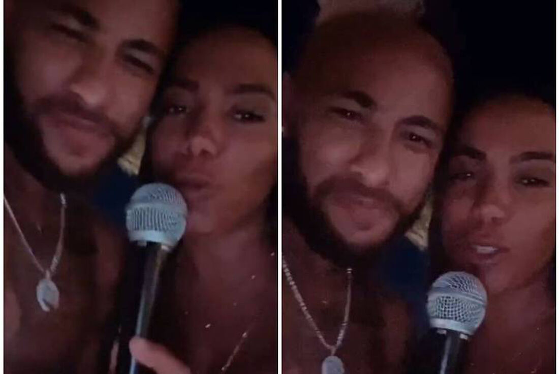 Anitta e Neymar em Ibiza