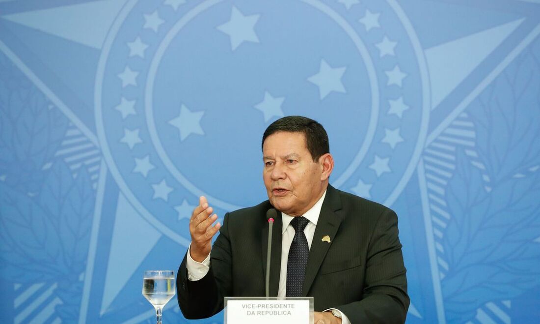 O vice-presidente do Brasil, Hamilton Mourão