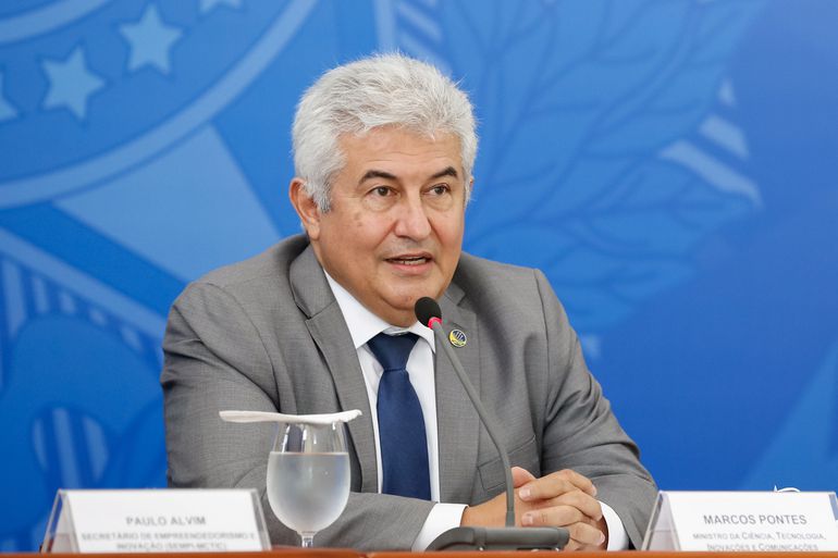 O ministro Marcos Pontes (Ciência e Tecnologia)