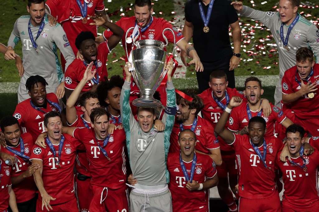 Bayern, campeão da Liga dos Campeões 2019/20