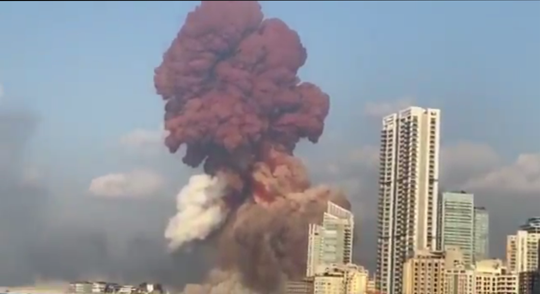 Explosão em Beirute, no Líbano