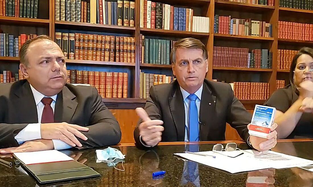 Live semanal de Jair Bolsonaro, presidente da república.